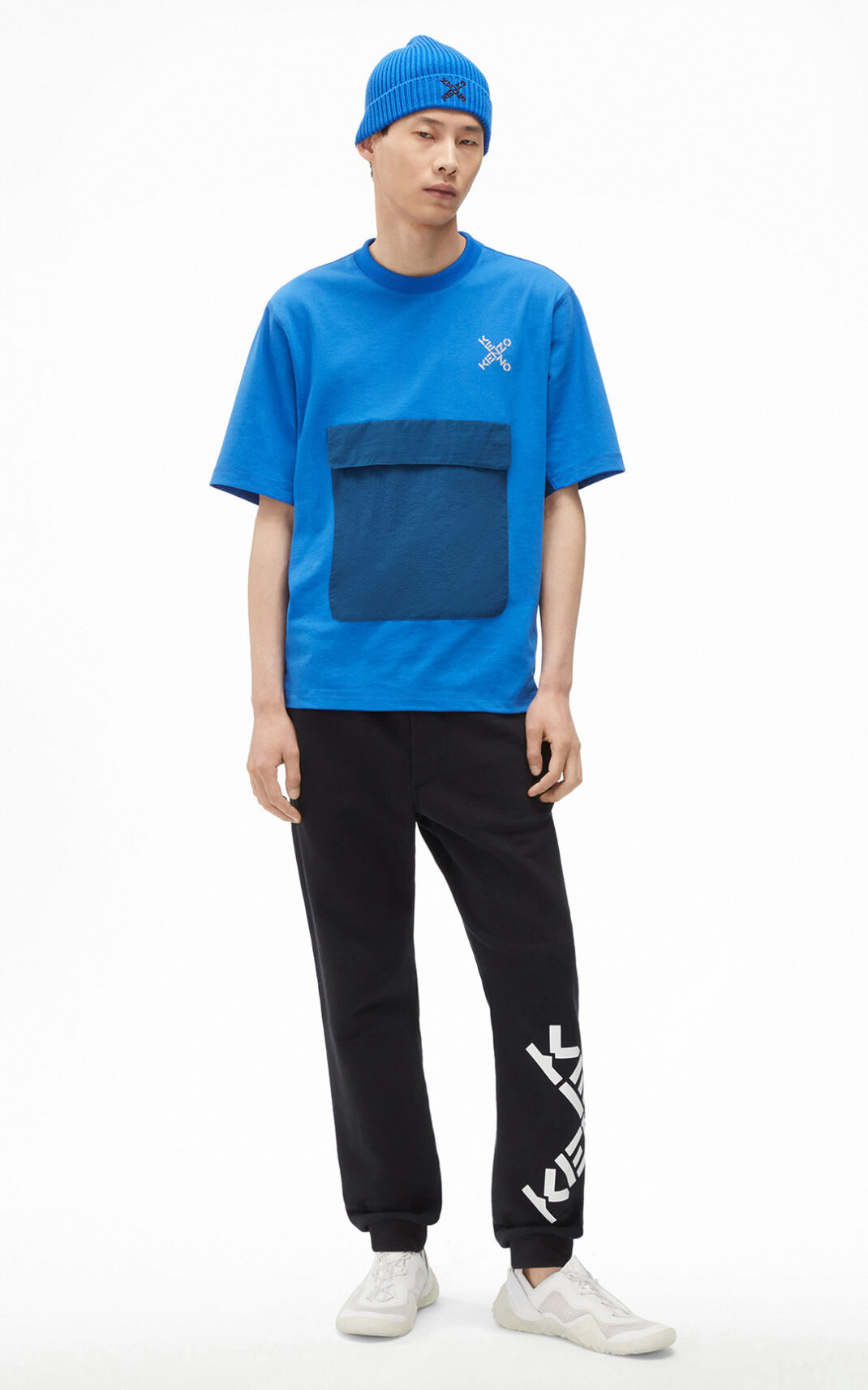 Kenzo Sport Little X oversize T Shirt Herr | 94021-WALY